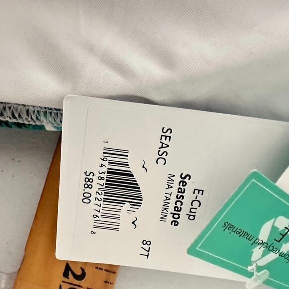 SUNSETS Seascape Mia Tankini Swim Top Bathing Suit E Cup Customizable Padded - Picture 7 of 9